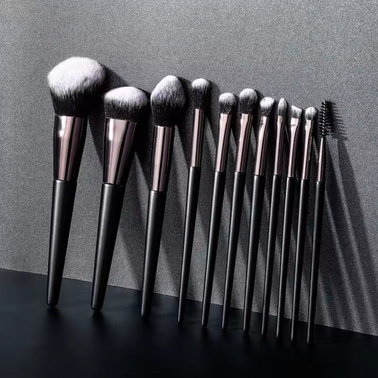 Facial Beauty - Makeup Brush Set With Pouch 13's