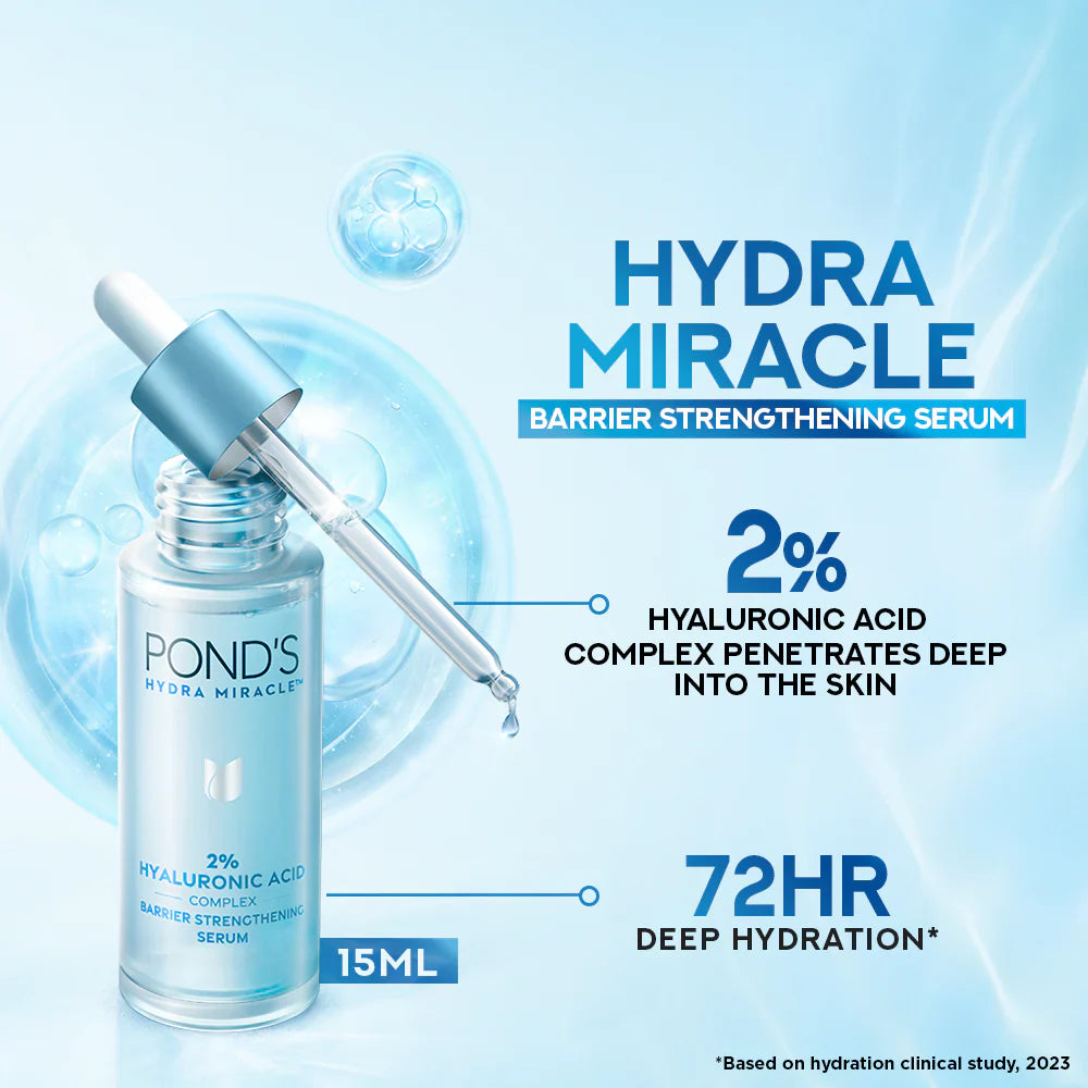 EXP 03/26 POND's Hydra Miracle Barrier Strengthening Serum - 15ml