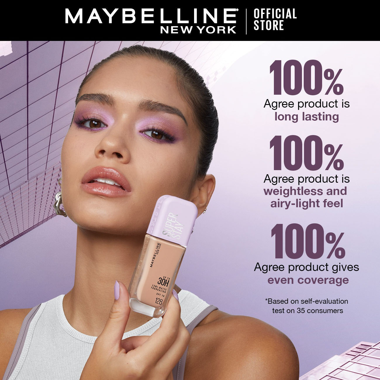 Maybelline - New York Superstay Lumi Matte Liquid Foundation 18ML