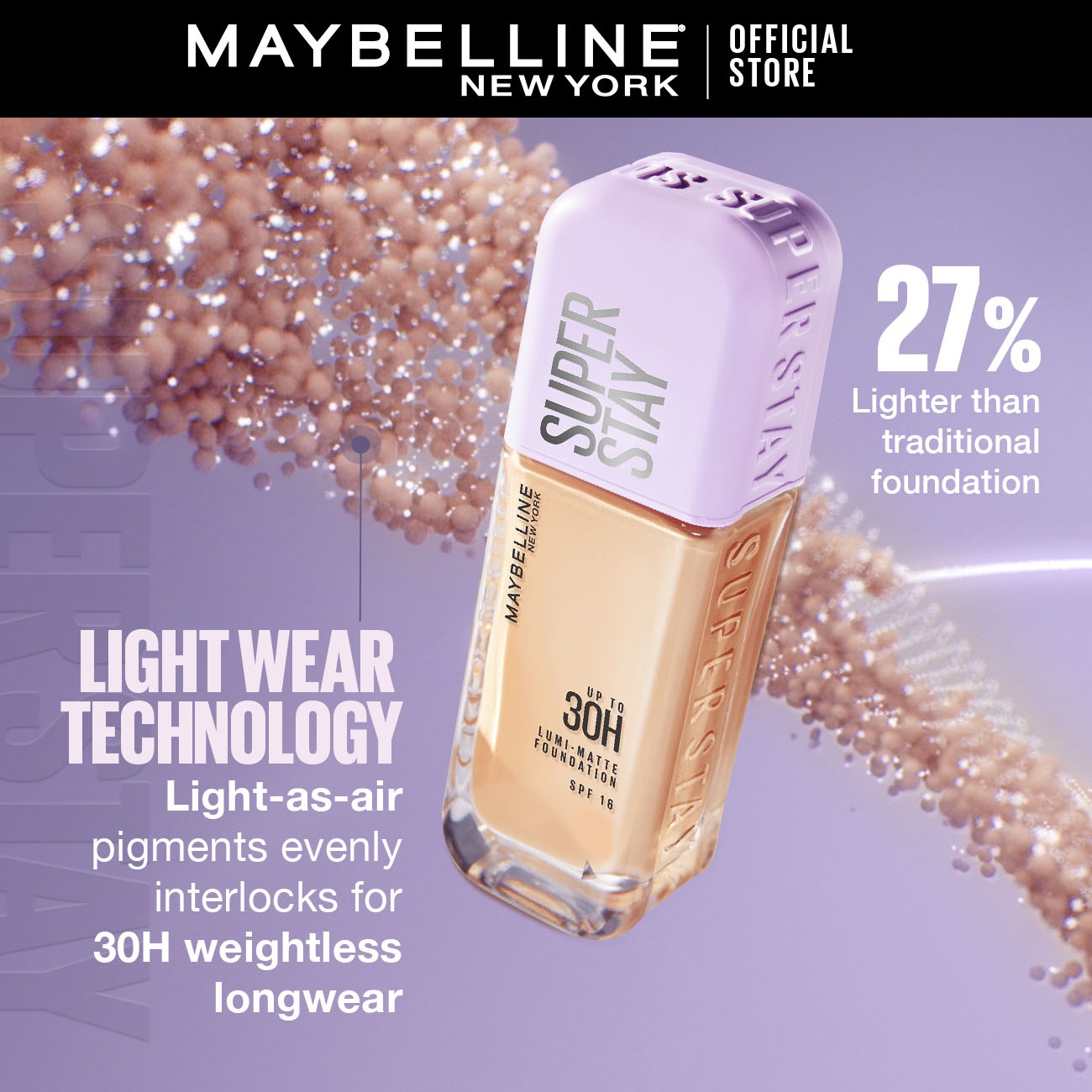 Maybelline - New York Superstay Lumi Matte Liquid Foundation 18ML