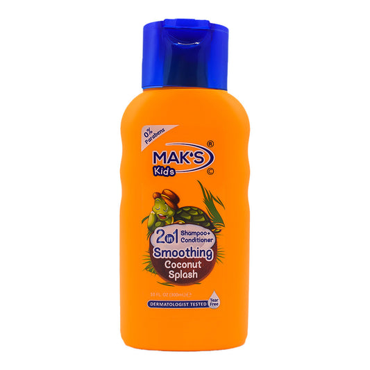 Maks - Kids Smoothing Coconut Splash 2In1 Shampoo & Conditioner - 300ml