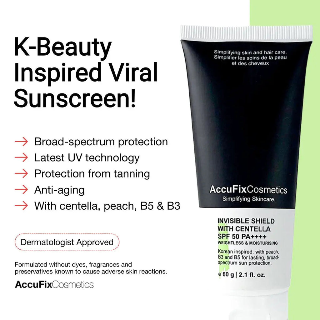 AccuFix - Invisible Shield With Centella SPF 50 PA++++