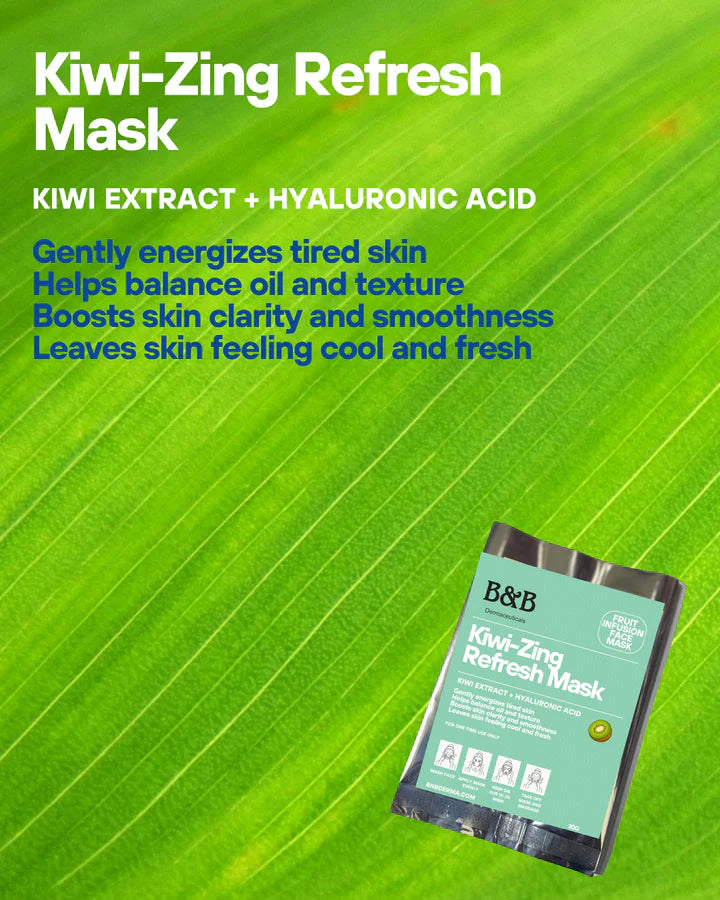 B&B Derma - Kiwi-Zing Refresh Mask