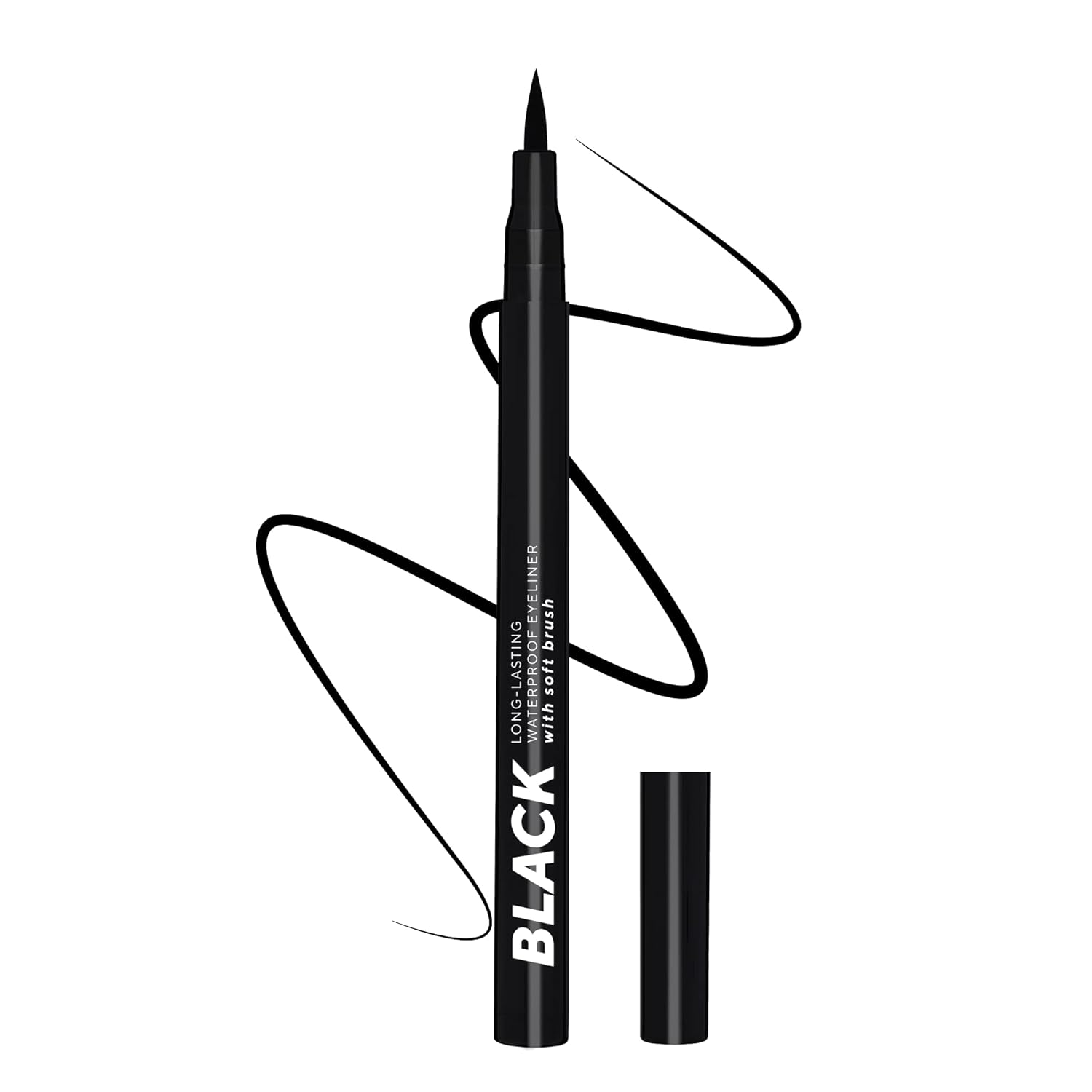 Lamel - Black Eyeliner With Soft Brush - 401 Deep Black