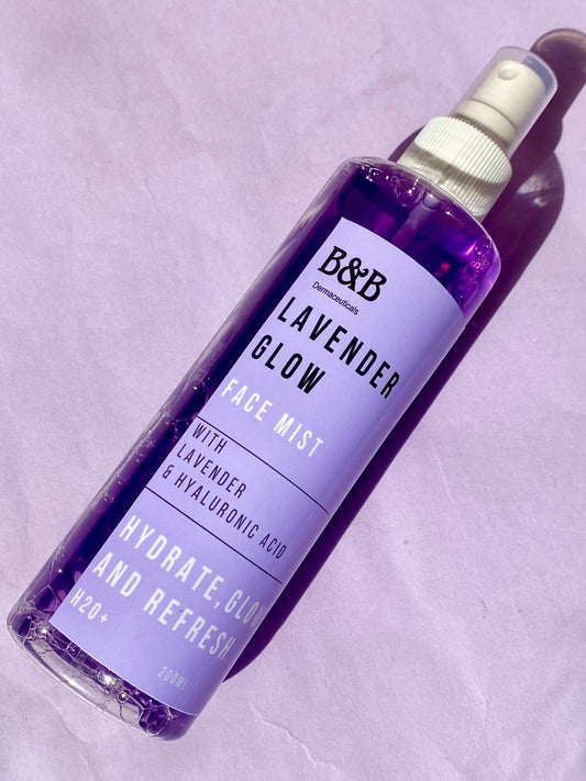 B&B Derma - Lavender Glow - Lavender Glow Face Mist  On The Go 200Ml