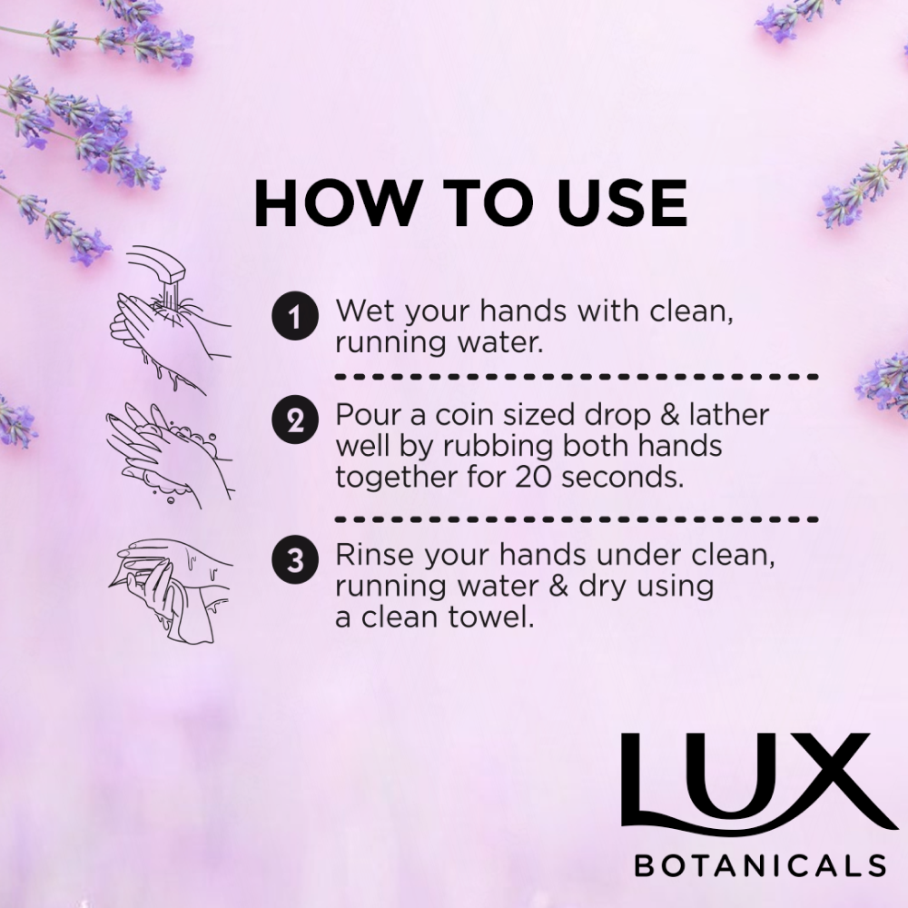 Lux - Lavender Handwash Bottle - 220ml