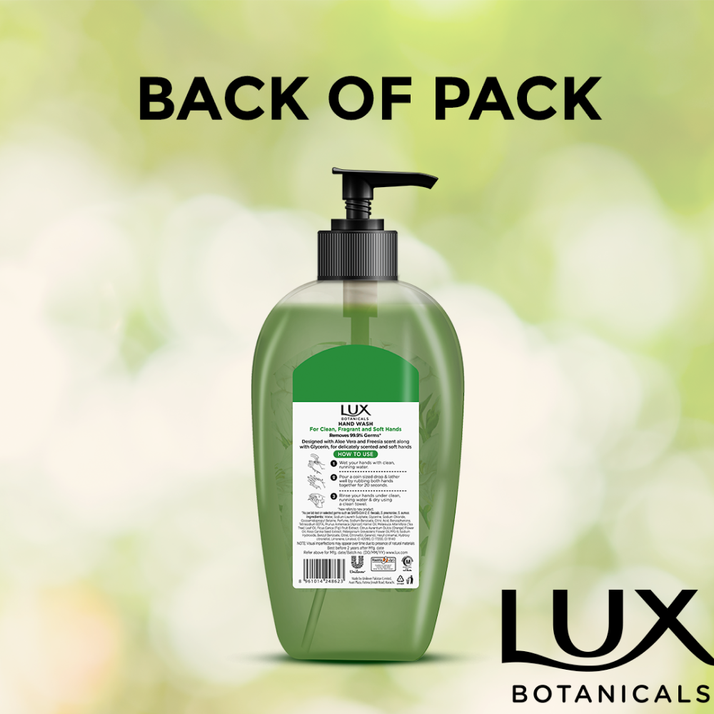 Lux - Aloe Vera Handwash Bottle - 220ml