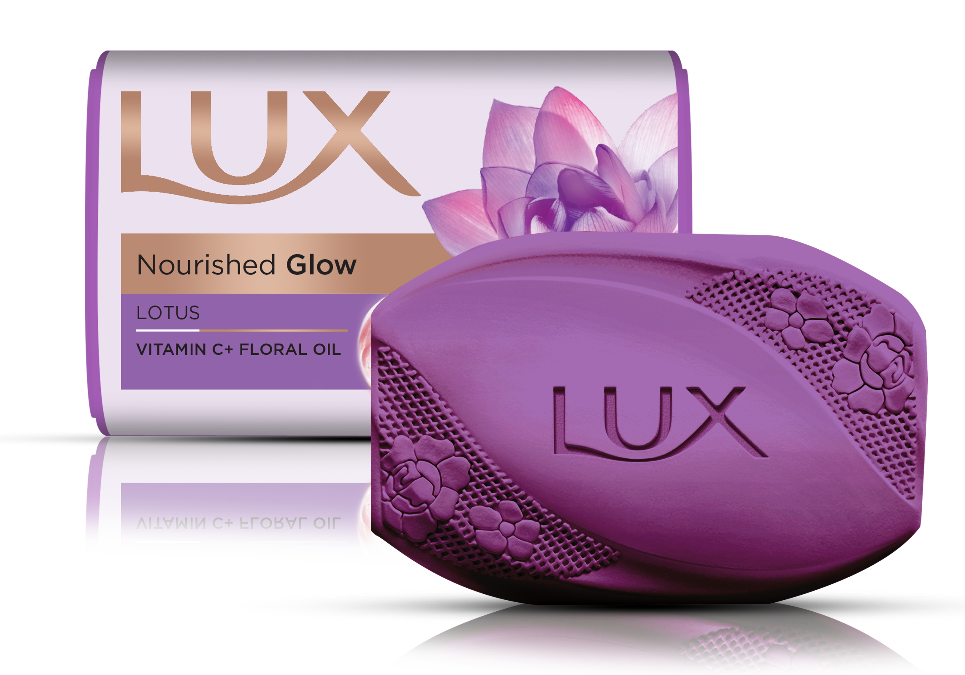 Lux - Nourished Glow Soap Bar Purple - 130g
