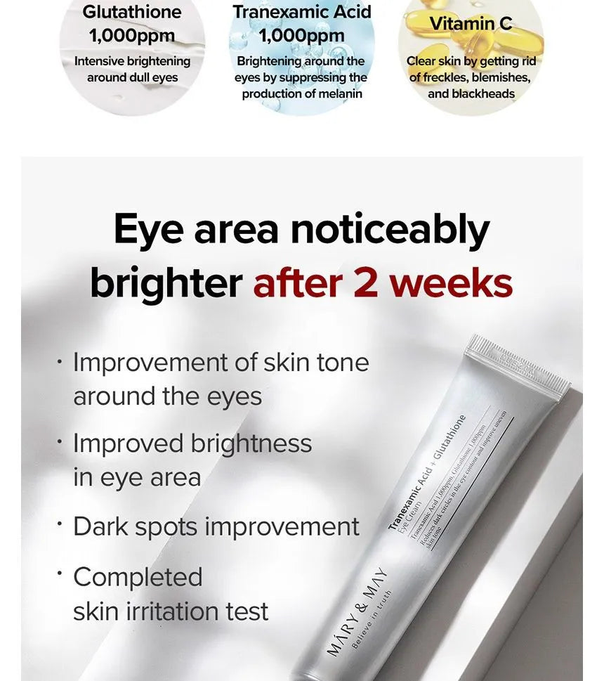 Mary & May - Glutathione Eye Cream Special Set (30g+12g x2)