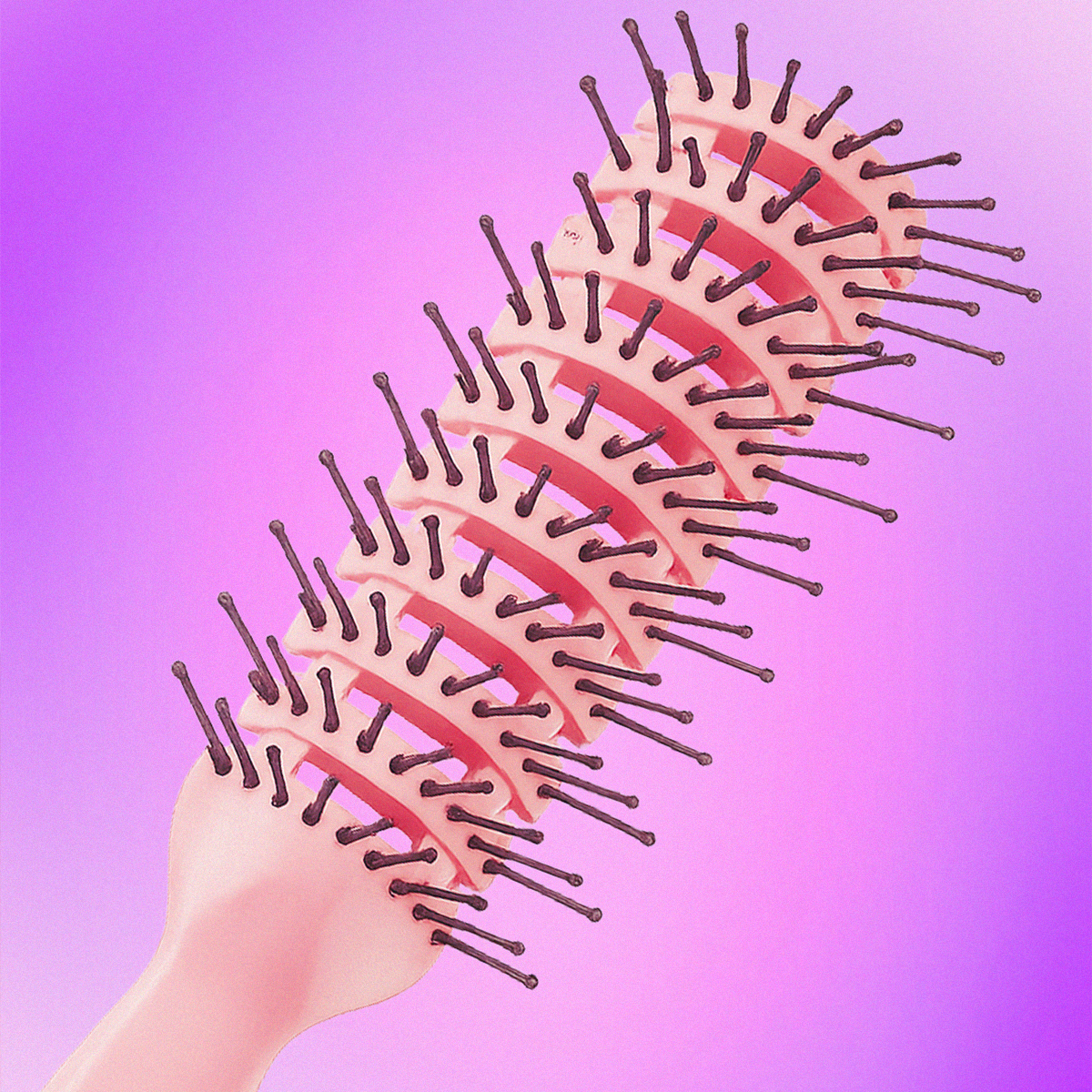 Bleuface - Circular Hair Brush