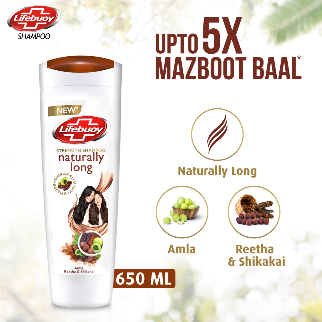 Lifebuoy - Naturally Long Shampoo - 650ml