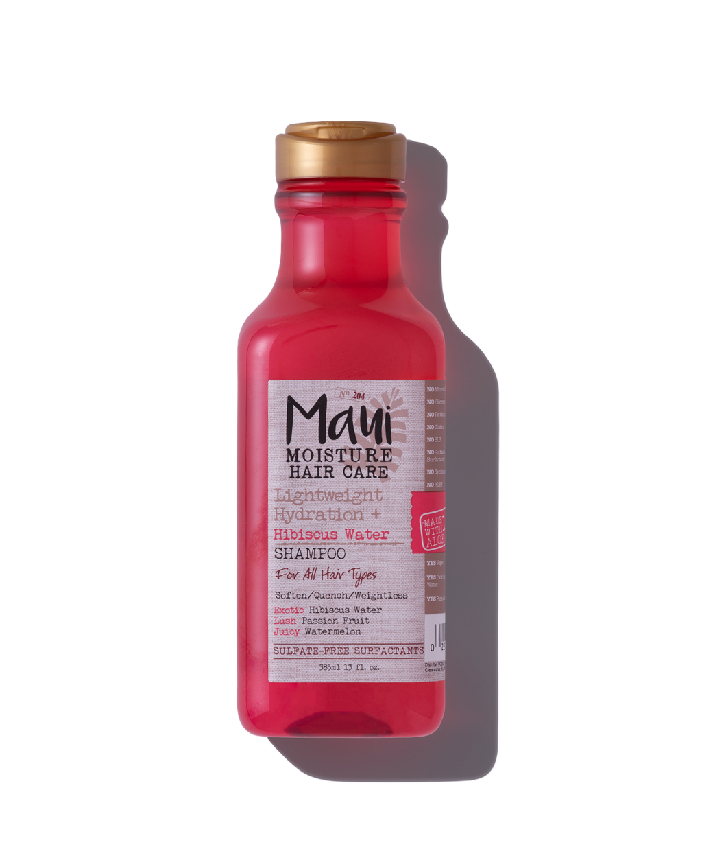 Maui Moisture Shampoo Lightweight+Hydration+Hibiscus Water 13Oz/385ML