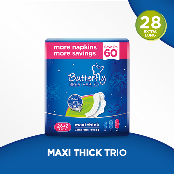 Butterfly - Maxi Breathable Sanitary Pads