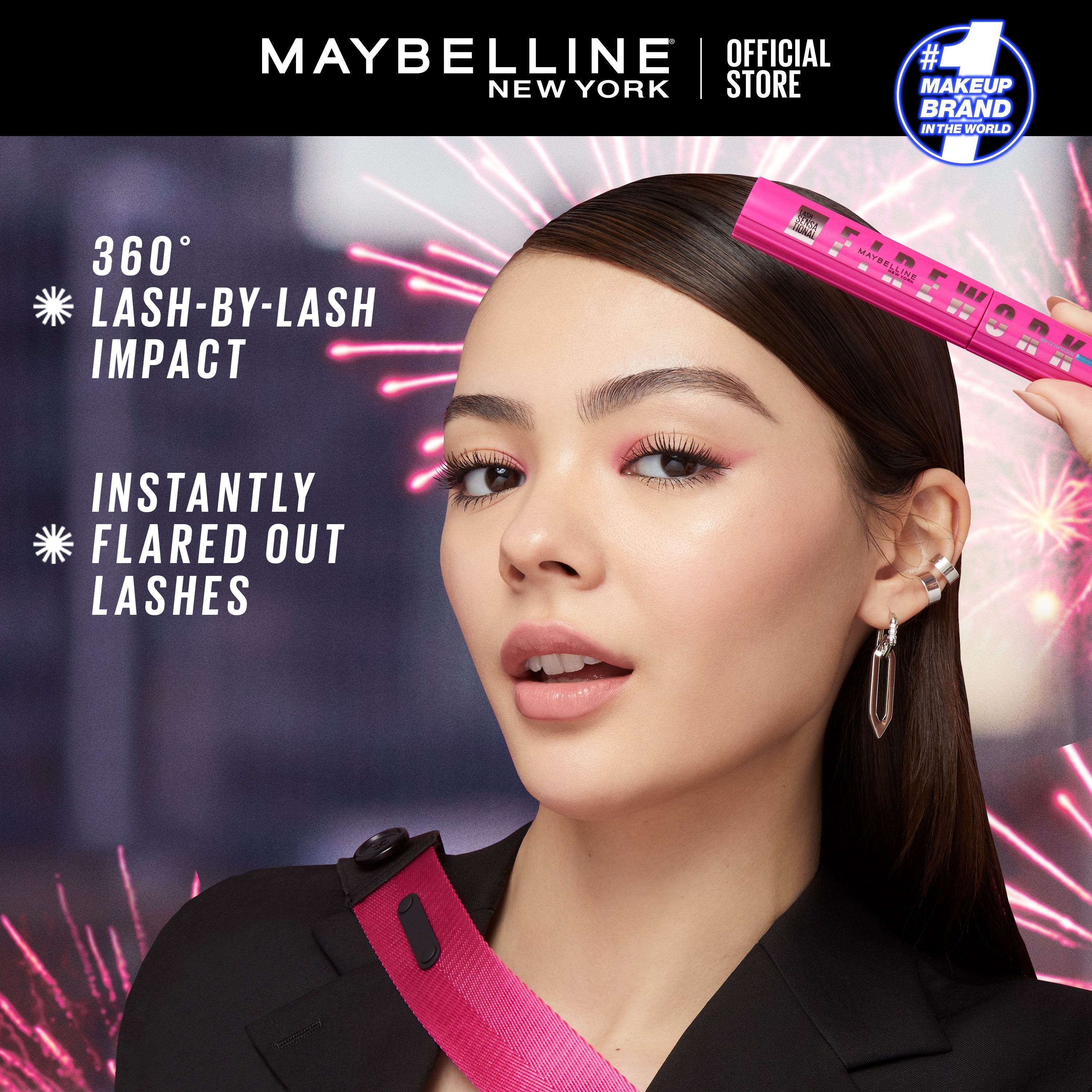 Maybelline New York Lash Sensational Firework waterproof mascara - a bold, lasting look