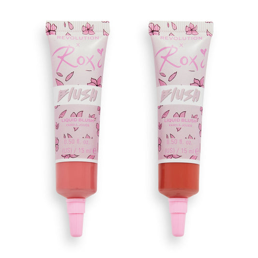 Makeup Revolution X Roxi Cherry BlossomÂ Liquid Blush Duo 2 X 15ml