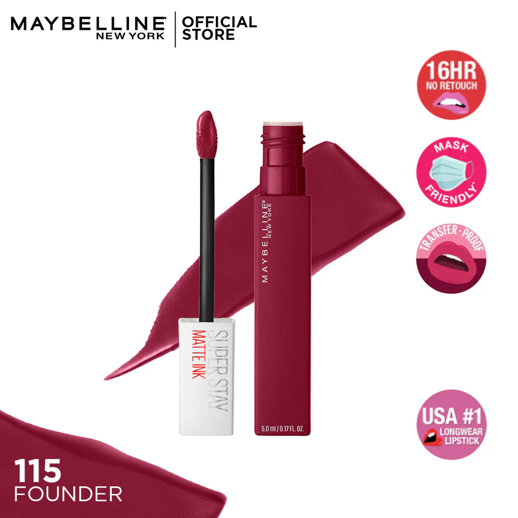 Maybelline New York Super Stay Matte InkÂ® Bold Long-Lasting Liquid LipstickÂ 