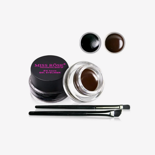 Miss Rose - Eye Shimmer (Kajal & Gel Liner) Black & Brown