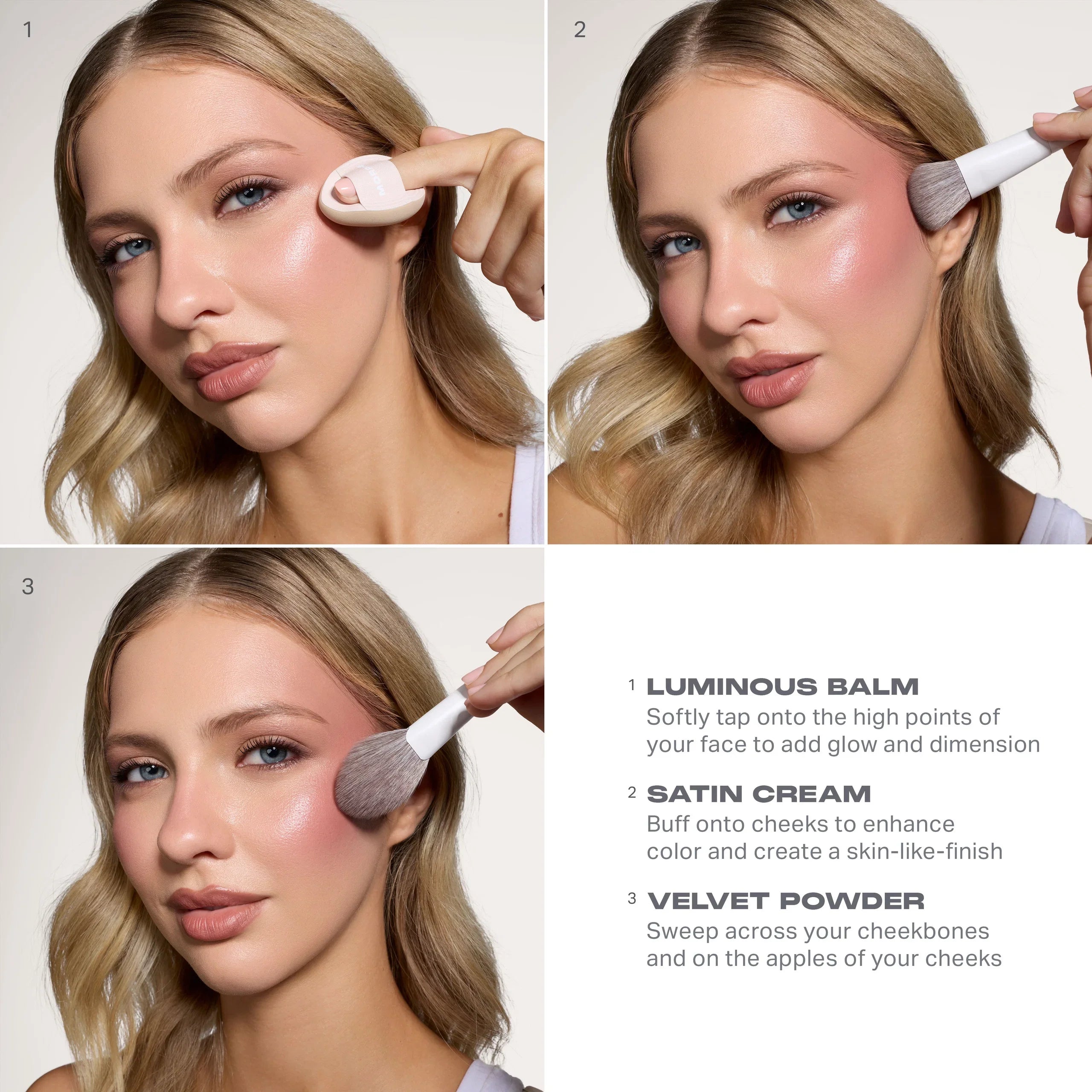 Morphe Cheek Thrills Multi-Finish Face Trio - Apres-Ski