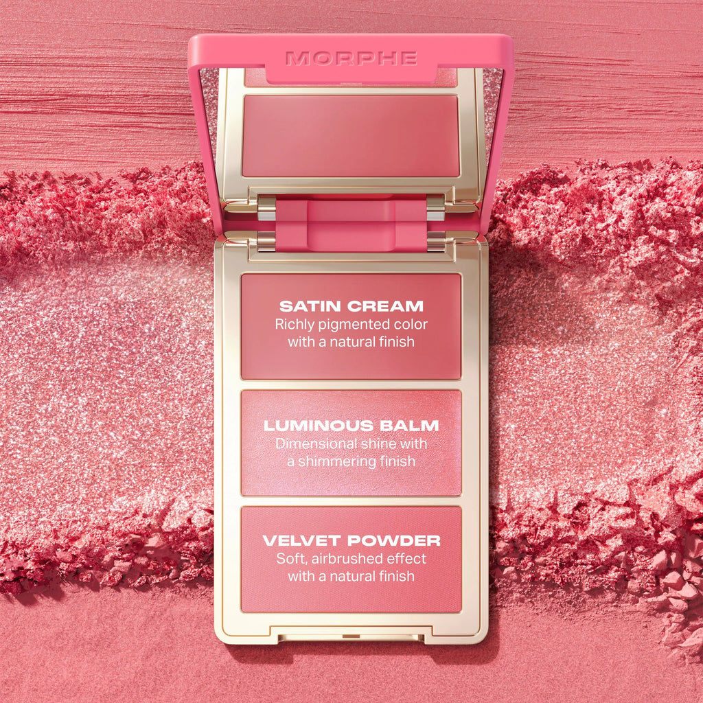 Morphe Cheek Thrills Multi-Finish Face Trio - Apres-Ski