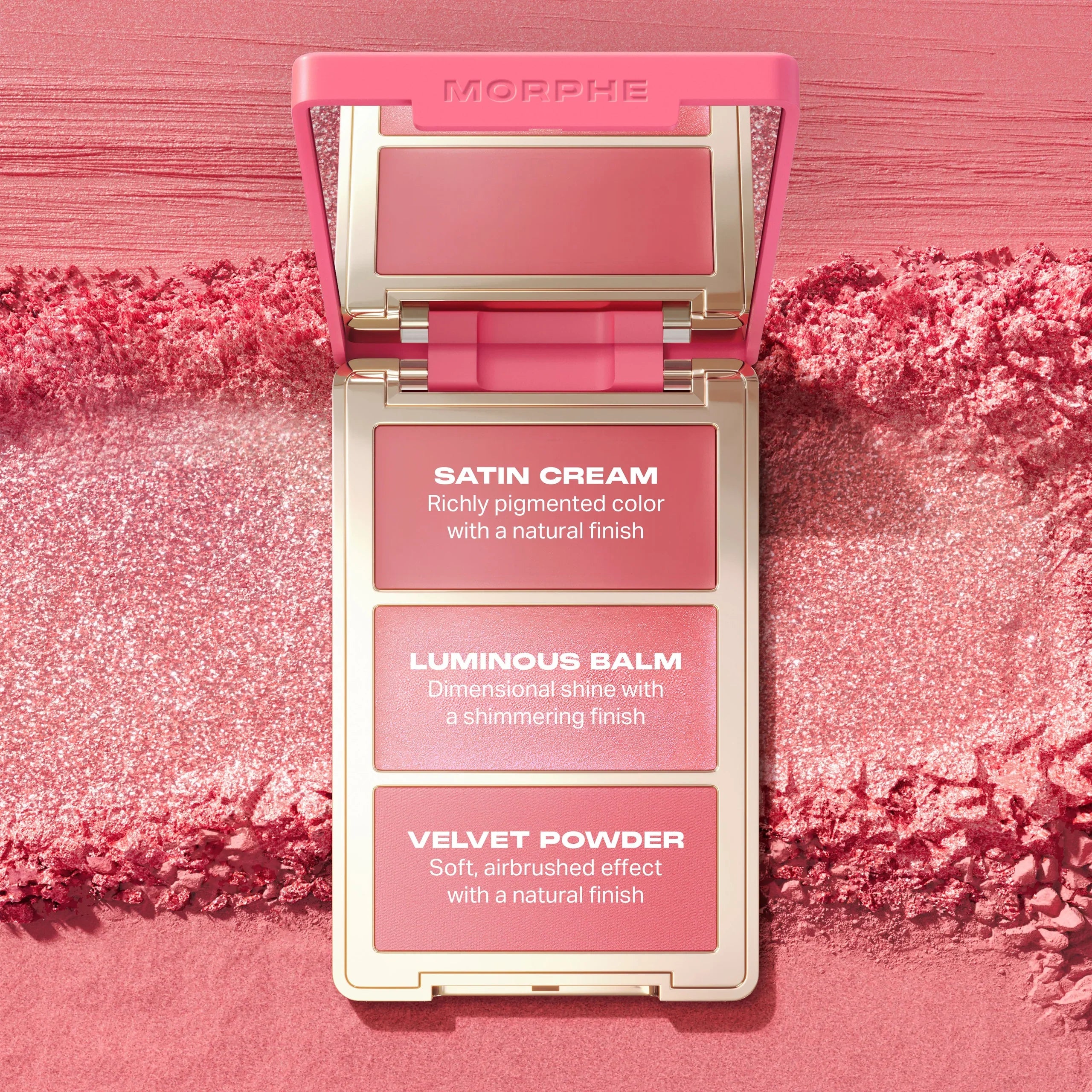 Morphe Cheek Thrills Multi-Finish Face Trio - Apres-Ski