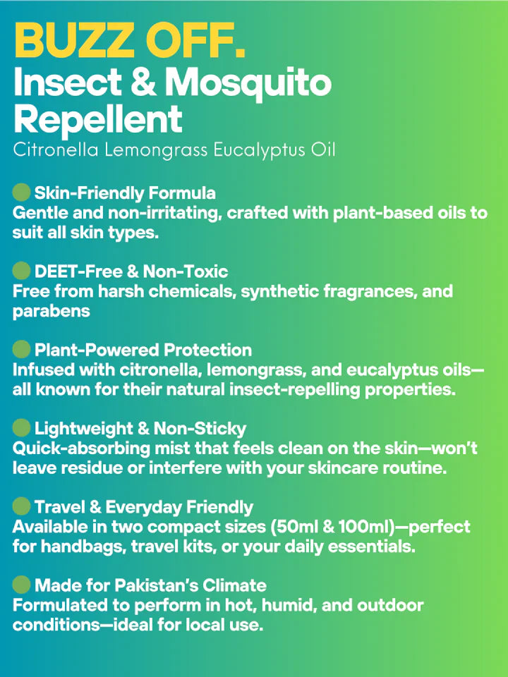B&B Derma - Buzz Off Â€â€œ Mosquito Repellent Spray (50 Ml)