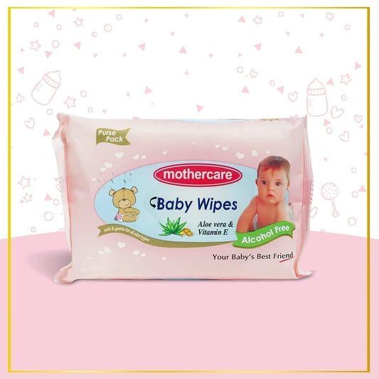 Mothercare - Baby Wipes Purse Pack - Pink