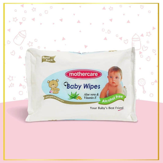Mothercare - Baby Wipes Purse Pack - White
