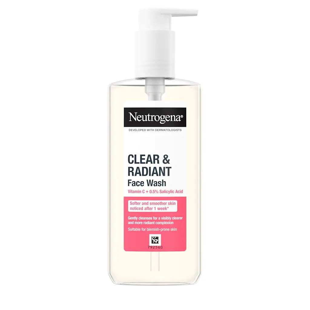 Neutrogena Facial Wash Fresh & Clear With Pink Grapefruit Pump 200Ml (Co)