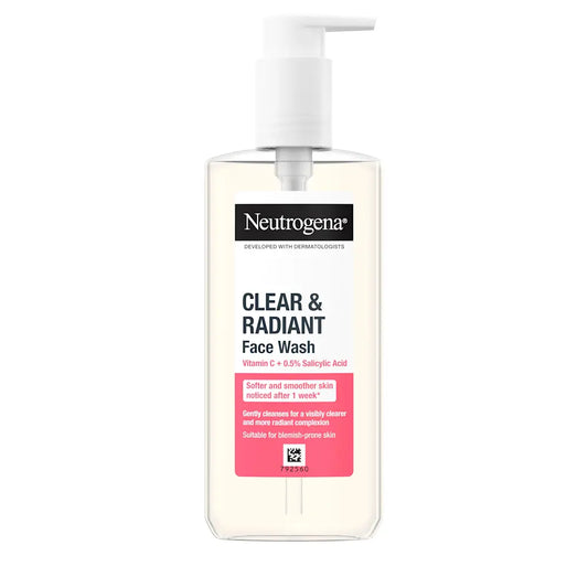 Neutrogena Facial Wash Fresh & Clear With Pink Grapefruit Pump 200Ml (Co)