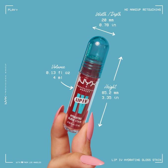 NYX Professional Makeup Lip IV Hydrating Lip Gloss Stain