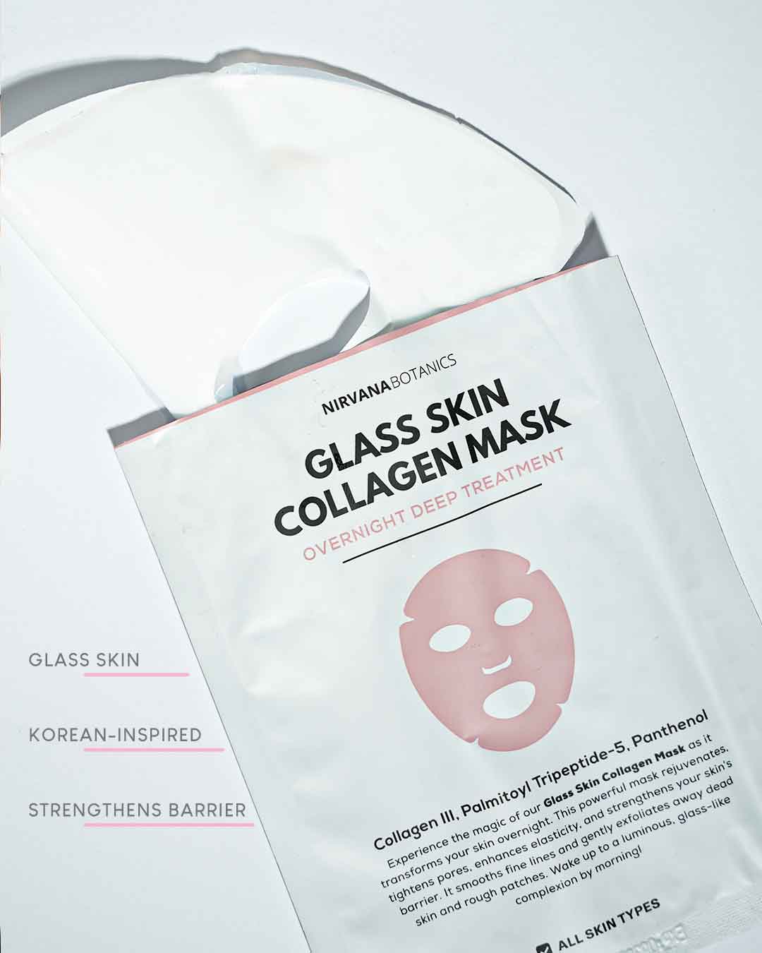 Nirvana Botanics - Korean Glass Skin Collagen Mask