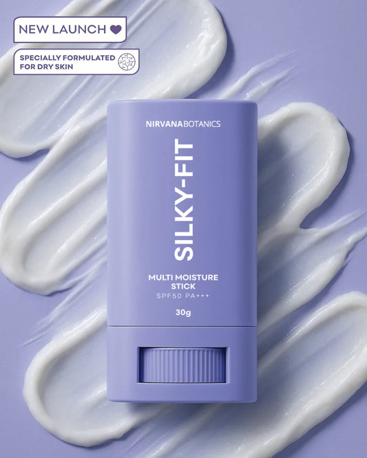Nirvana Botanics - Silky Fit Moisturiser Stick SPF 50+++ - FOR DRY SKIN