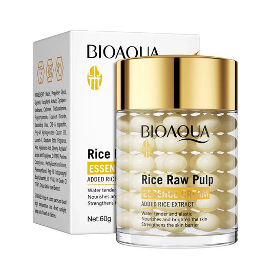 Bioaqua - Rice Raw Plup Essence Cream - 60g
