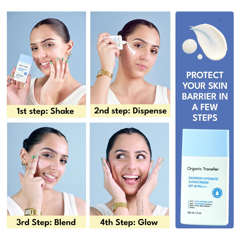 Organic Traveller - Barrier Hydrate Sunscreen