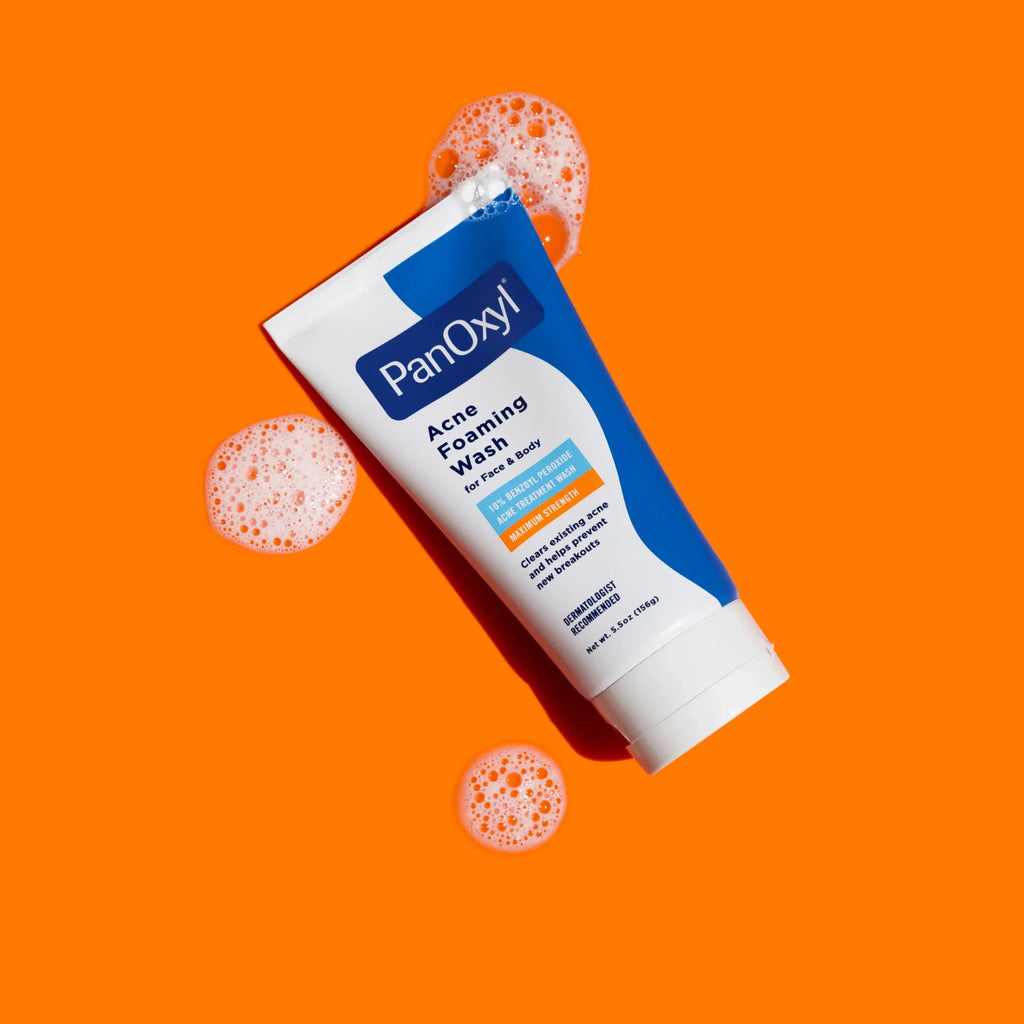 Panoxyl Acne Foaming Wash Benzoyl Peroxide 10% | 5.5 Oz / 156 G