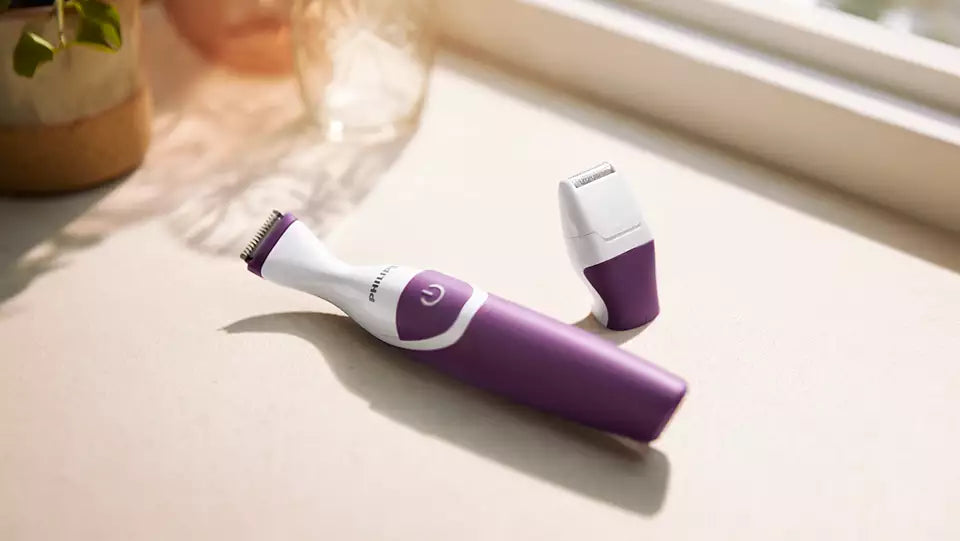 Philips - BikiniGenie Bikini Trimmer with Wet & Dry use BRT383/15