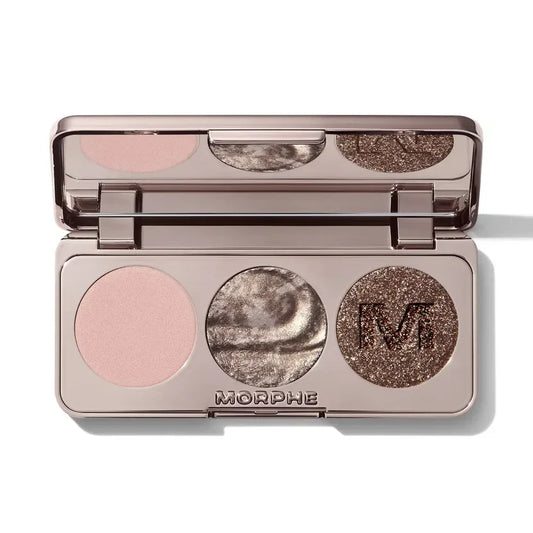 Morphe Platinum Bombshell Eyeshadow Trio 3.5g