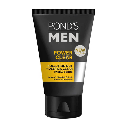 Ponds Men Facial Scrub Power Clear Pollution Out 100G