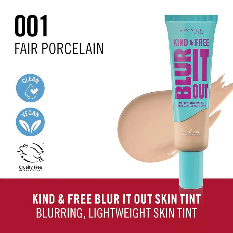 Rimmel London - Kind & Free Liquid foundation 30Ml Mat