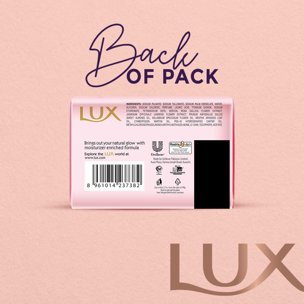 Lux - Rose Pink Soap Bar - 100g