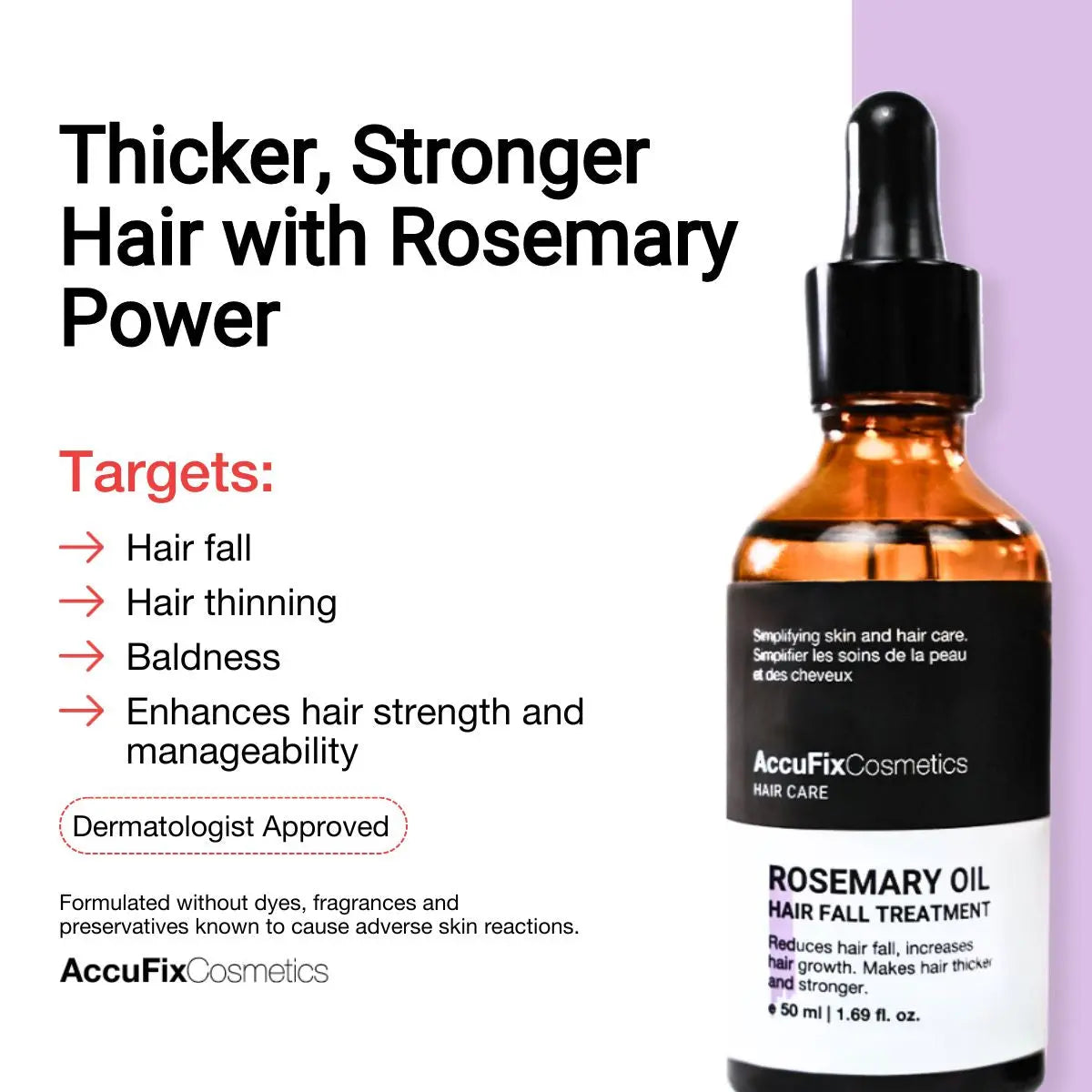AccuFix - Rosemary Oil Hair Fall Treatment
