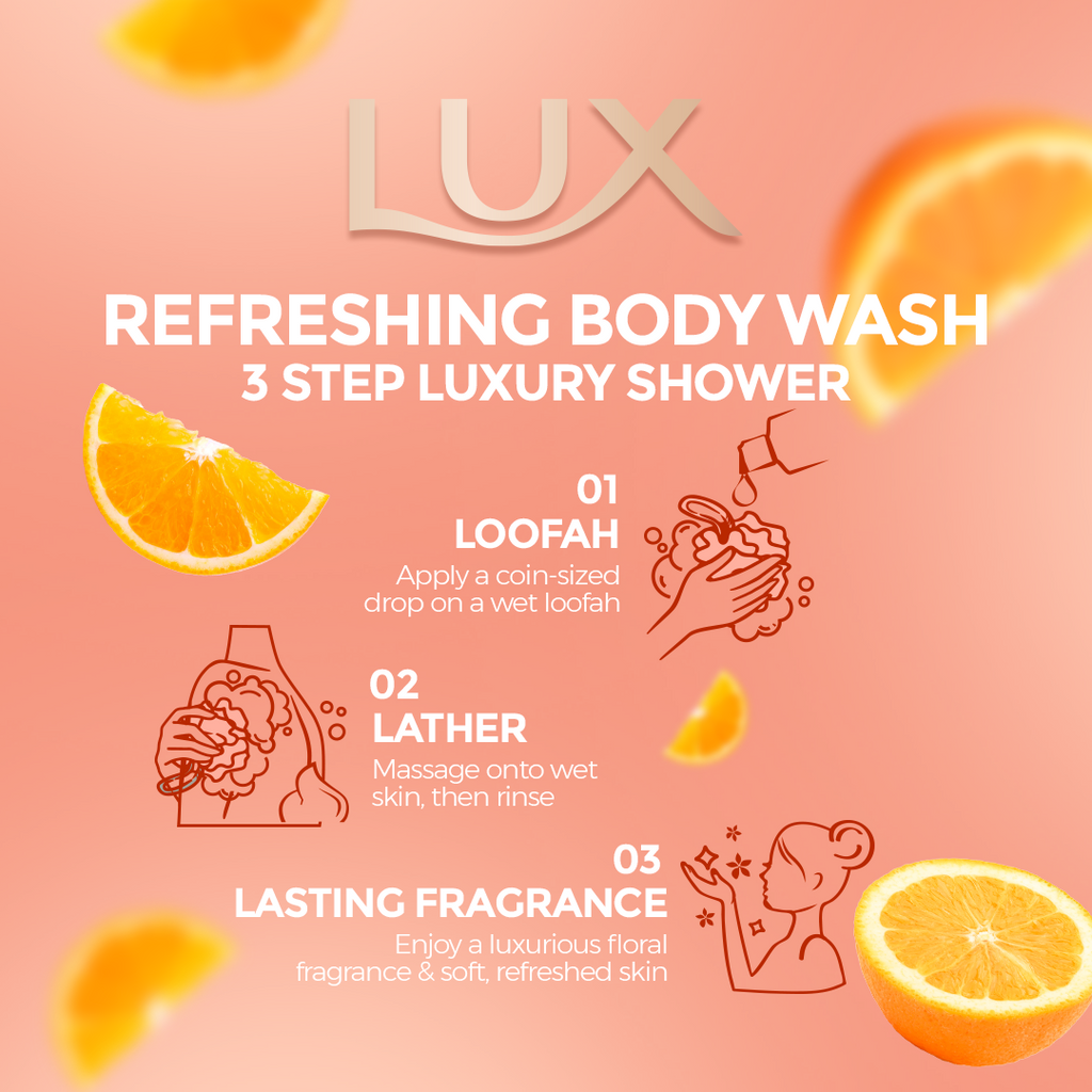 LUX - Tangerine Bodywash - 520ML