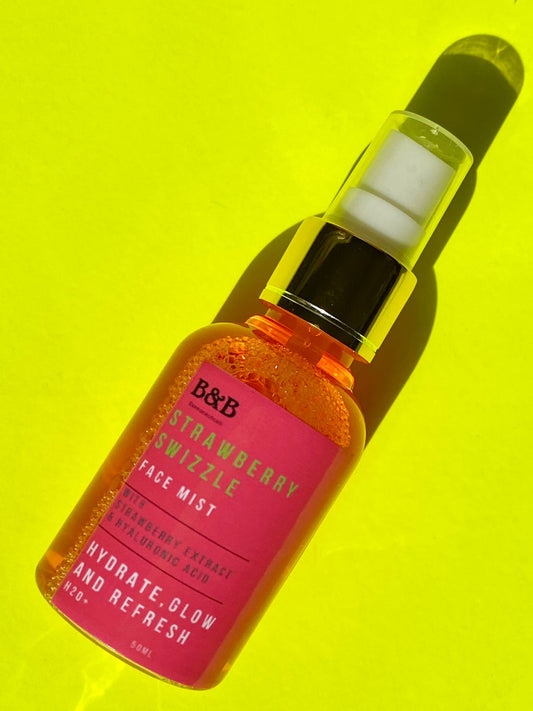 B&B Derma - Strawberry Swizzle - Strawberry Swizzle Face Mist On The Go 50Ml
