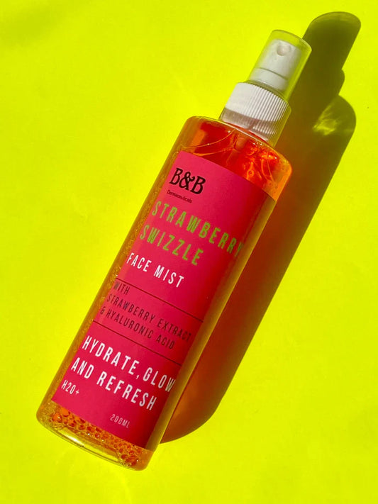 B&B Derma - Strawberry Swizzle - Strawberry Swizzle Face Mist On The Go 200Ml