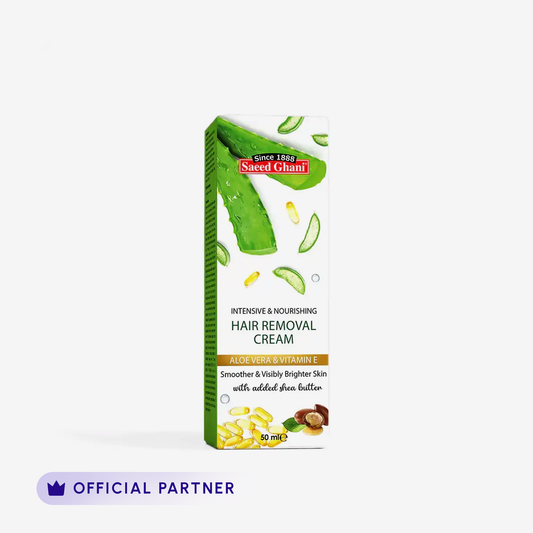 Saeed Ghani - Hair Removal Cream With Aloe Vera & Vitamin E 50Ml