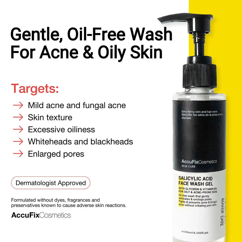 AccuFix - Salicylic Acid Face Wash Gel
