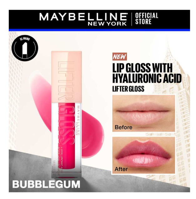Â Maybelline New York Lifter ShineÂ® Hydrating Lip Gloss With Hyaluronic Acid