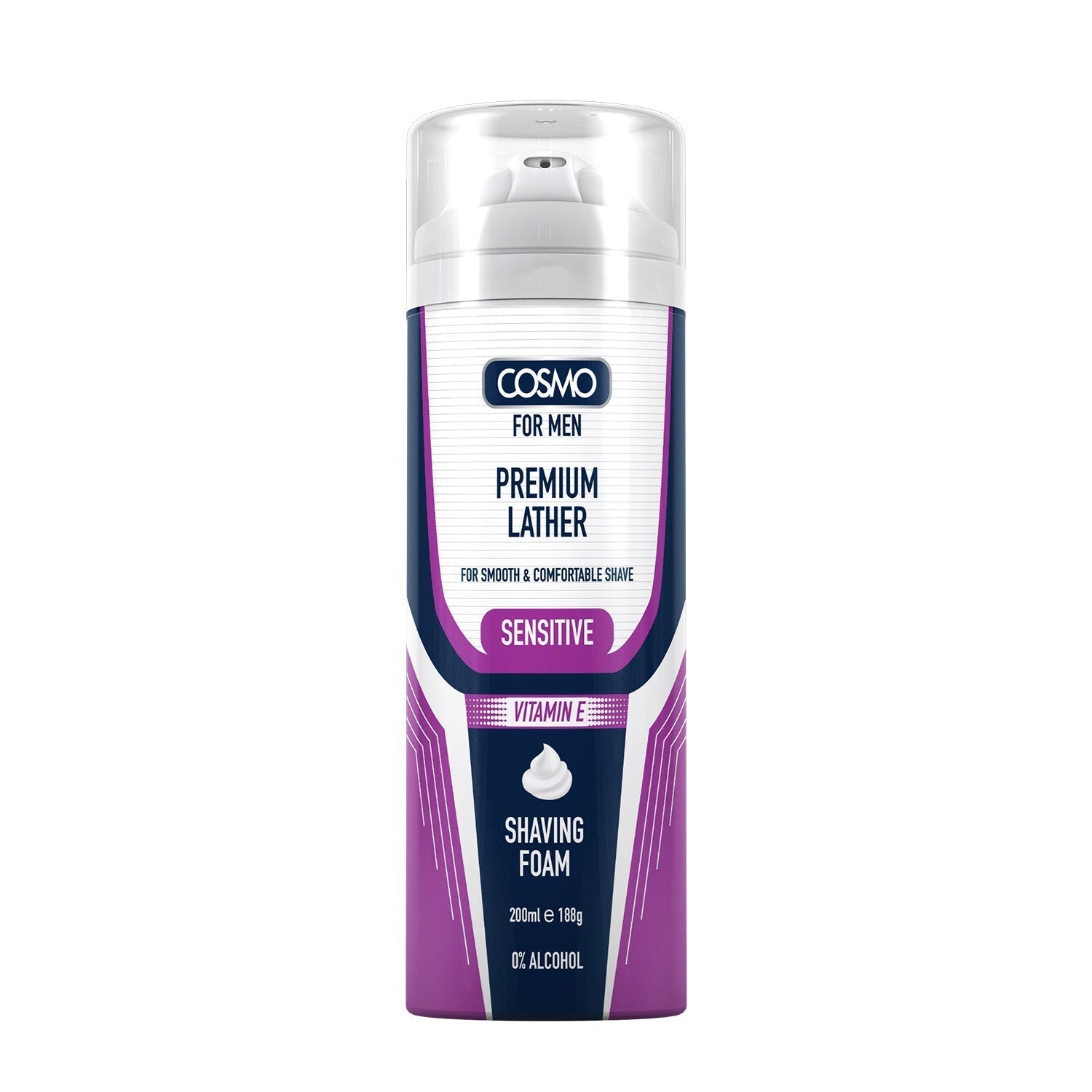 Cosmo Shaving Foam Sensitive Vitamine E  200Ml