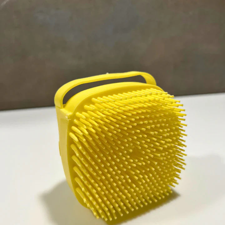 B&B Derma - Silicone Bath Body Brush With Built-In Soap Dispenser