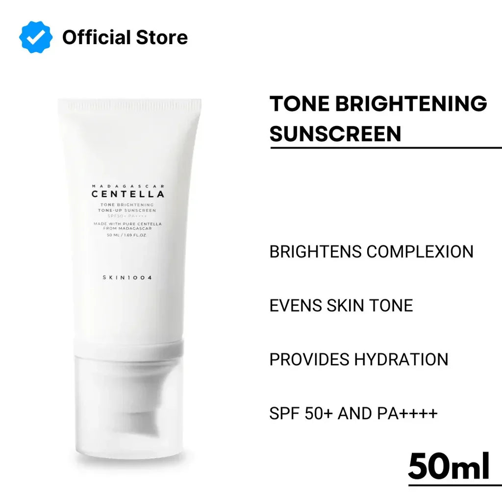Skin1004 -  Madagascar Centella Tone Brightening Tone-Up Sunscreen SPF50+ PA+++ 50ml